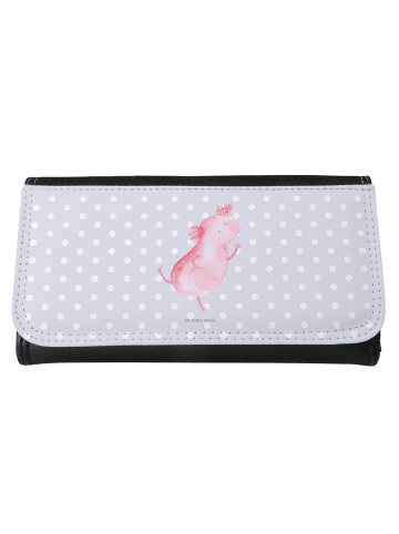 Mr. & Mrs. Panda Geldbörse Axolotl Tanzen ohne Spruch in Grau Pastell