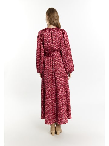 IZIA Damen Maxikleid in Pink Mehrfarbig