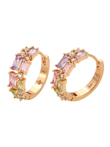 faina Women Earrings in Rose Gold Multicolor