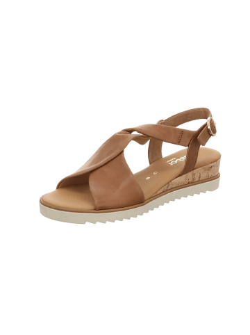 Gabor Comfort Sandaletten Bequem Abs Bis 40 Genua in camel