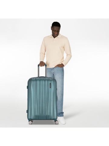 Polestream Moonrock 4 Rollen Trolley 78 cm mit Dehnfalte in deepsea green brushed