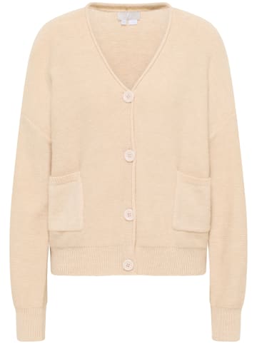 RISA Strickjacke Mit Knöpfen in Beige