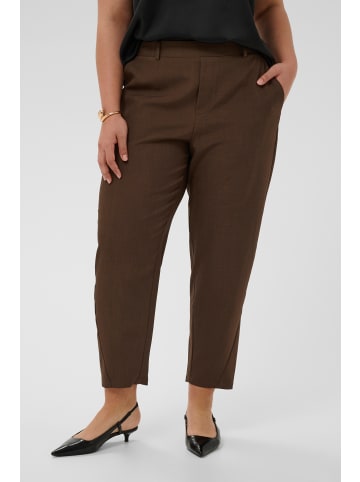 KAFFE curve Casual Hose KCvictoria Loose fit in Seal Brown CC.