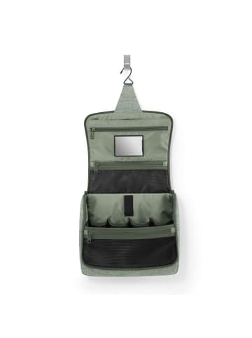 Reisenthel cosmetics toiletbag XL - Kulturbeutel 28 cm (leo vanilla) in twist sage