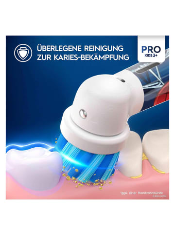 Oral-B Zahnbürste Pro Kids Spiderman in Blau