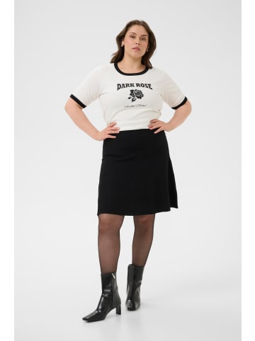 KAFFE curve T-shirt KColivie Regular fit in Chalk