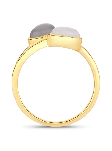 Rafaela Donata Ring Sterling Silber Mondstein in gelbgold