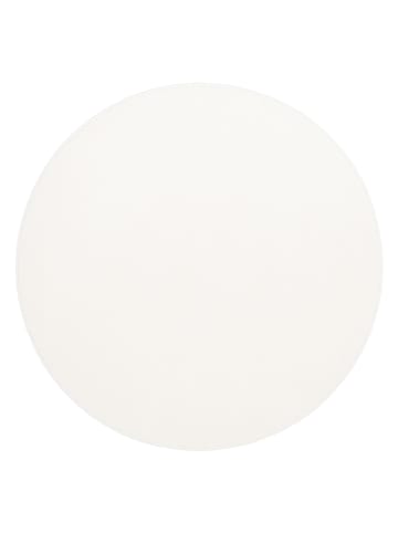 Snapstyle Hochflor-Teppich Luna Rund in weiß