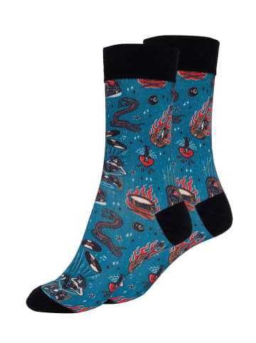 King Kerosin King Kerosin Socken Rock 'n' Roll in petrol