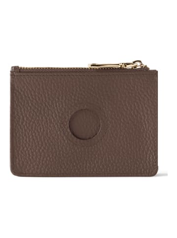 Lazarotti Bologna Leather Schlüsseletui Cardholder Leder 11,5 cm mit Air Tag Fach in taupe