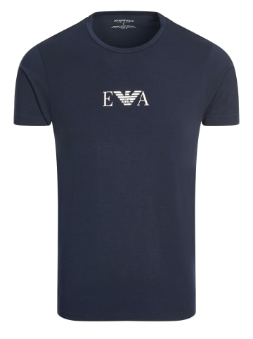 Armani Rundhals T-Shirt für Herren in blau