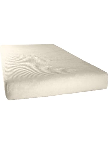 Erwin Müller Seersucker Spannbettlaken Wertingen in creme