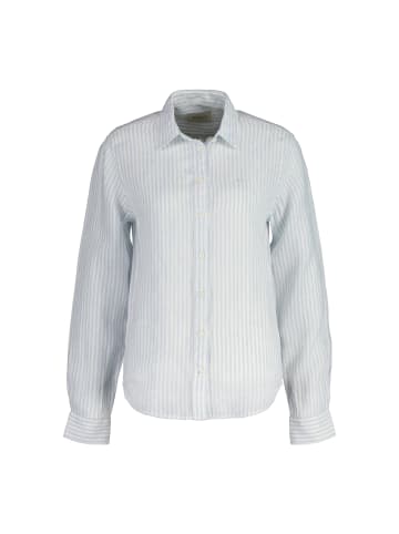 Gant Bluse Regular Fit Leinenhemd mit Streifen in LightBlue