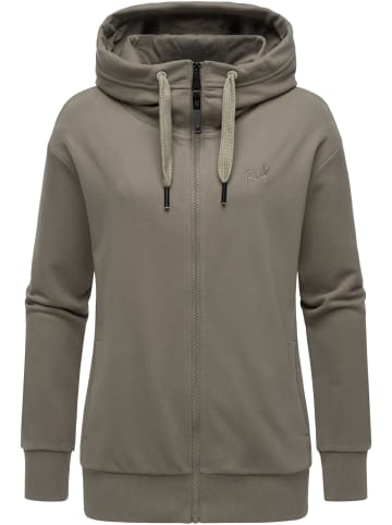 ragwear Sweatjacke Yodis Zip in Mocca