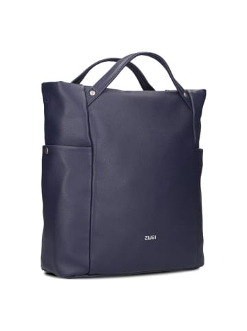 Zwei Pia Shopper Tasche 36 cm in blue