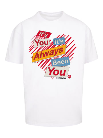 F4NT4STIC Oversize T-Shirt Sex Education It's Always You in weiß