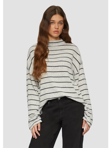 QS T-Shirt langarm in Grau