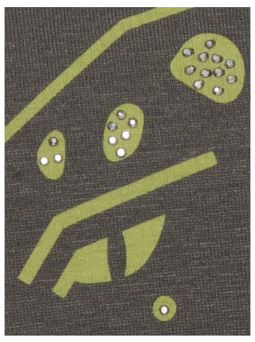 FRAPP  Langarmshirt Jugendliches Langarmshirt mit Ziernähten in olive / moss