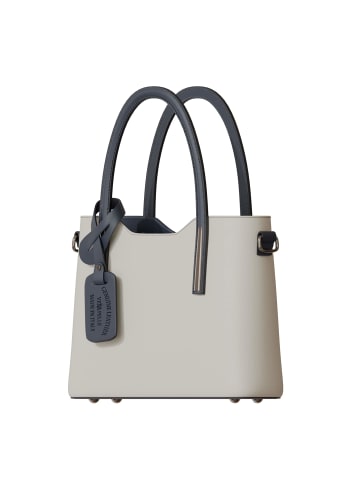 Kmisso Henkeltasche in Beige/nero - Schwarz