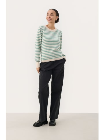 PART TWO Strickpullover GertiePW Relaxed fit in Feldspar Stripe