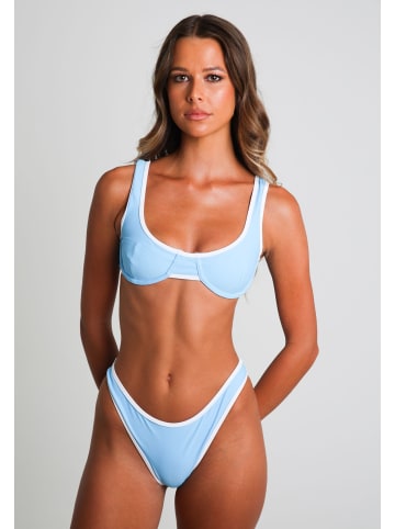 Moda Minx Bikini-Top in Powder Blue