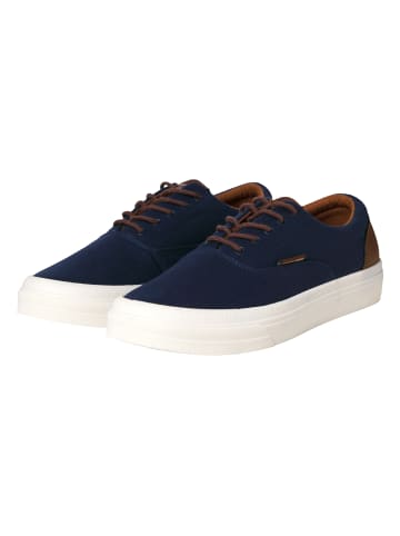 Jack and Jones JFWISLINGTON Canvas Sneaker in Dunkelblau