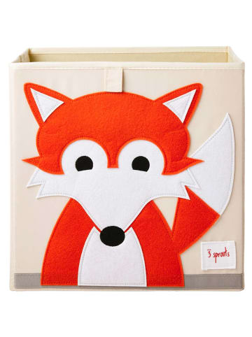 3 Sprouts Spielzeugkorb Fuchs 33 x 33 x 33 cm