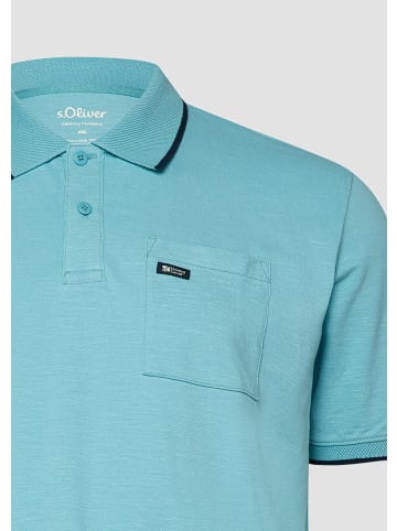 s.Oliver Polo-Shirt in 6603_türkis