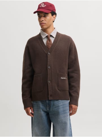 Jack & Jones Strickjacke in Mulch