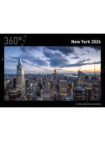 360 grad Kalender - New York Premiumkalender 2026