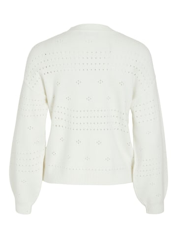 Vila Strickjacke in White Alyssum
