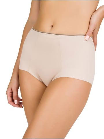 Conturelle 2er Pack Miederslip in sand schwarz