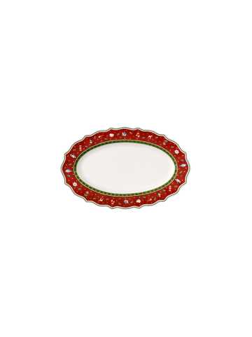 Villeroy & Boch Servierplatte mittel Toy's Delight in rot|weiß
