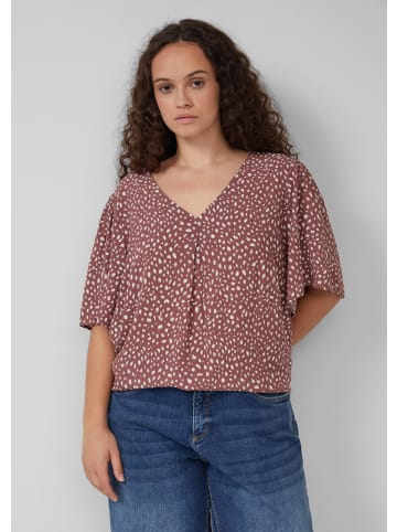 QS Bluse in 44A0_hellbraun