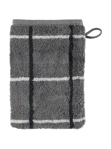 Cawö Waschhandschuh Noblesse Square 1079 77 in Anthrazit