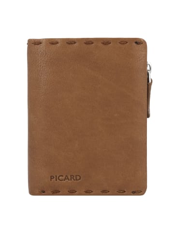 PICARD Ranger 1 Geldbörse RFID Schutz Leder 8 cm in cognac