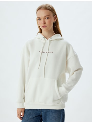 KOTON Sweatshirt in Ekru