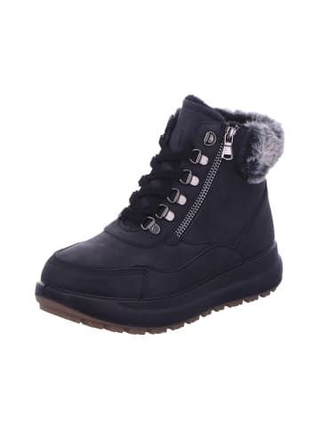 Scandi Schnürboot Warmfutter in schwarz