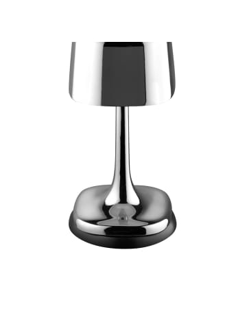 APS Tischleuchte -SOHO- 10,5 x 10,5 cm, H: 21,5 cm, glossy chrome