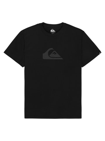 Quiksilver T-Shirt Ev Comp Logo Short Sleeve in Schwarz