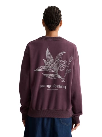 Marc O'Polo DENIM Sweatshirt relaxed in Mahagony Jam