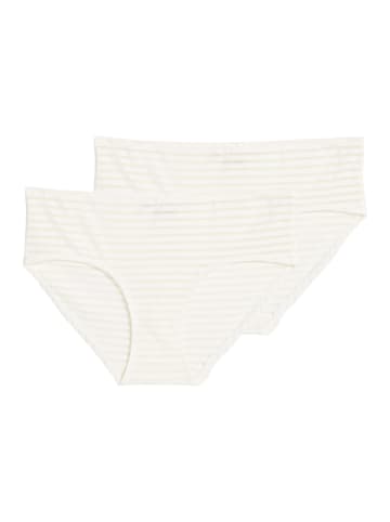 Marc O´Polo Bodywear Hipster Second Skin Jacquard in White cotton
