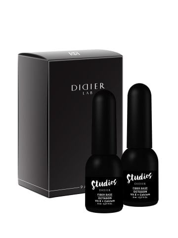 Didier Lab Nagellack SET Base Coat Studios Octagon in clear