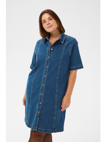 KAFFE curve Kleid KCleni Regular fit in Medium Blue Denim
