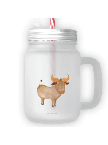Mr. & Mrs. Panda Einmachglas Sternzeichen Stier ohne Spruch in Transparent