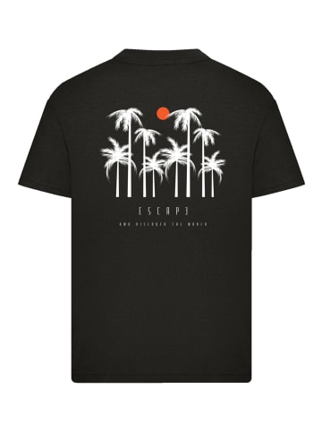 F4NT4STIC T-Shirt Escape Discover the World Palm Trees in schwarz