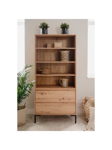 CALICOSY Highboard PIANA in Helles - (W) 77,5 x (H) 165 x (L) 40 cm