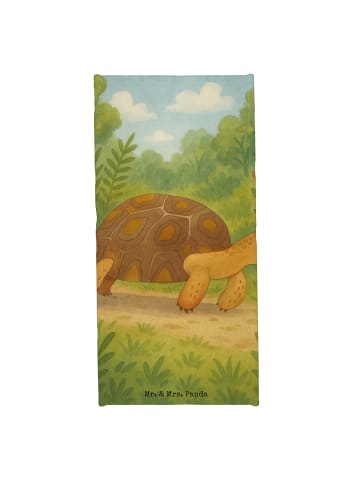 Mr. & Mrs. Panda Strandtuch Schildkröte MHerzieren Design ohne ... in OZeichenanblue