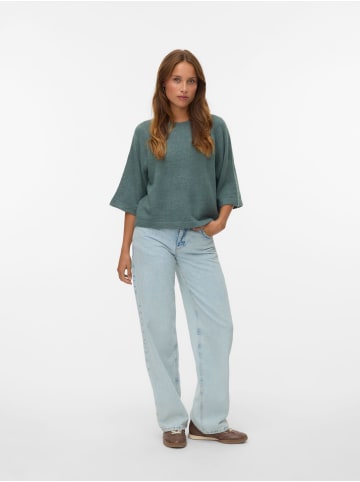 Vero Moda Strickpullover in Balsam Green