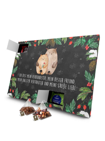 Mr. & Mrs. Panda Tee Adventskalender Bären Liebe mit Spruch in Kreidetafel